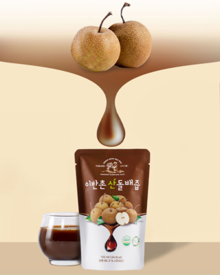 [이반촌농원] 순천 이반촌산돌배즙 100ml 10포 / 30포 / 50포